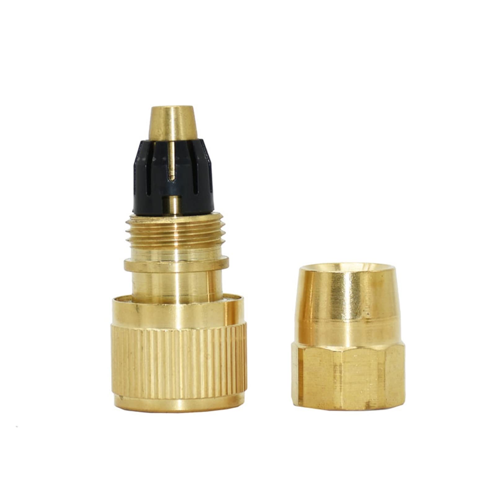 yaoqijie Conector rápido de la manguera de latón 3/8 "Conector Jardín Irrigación de riego Aspersor de agua Adaptador de cobre 8pcs lasting (Color : B)