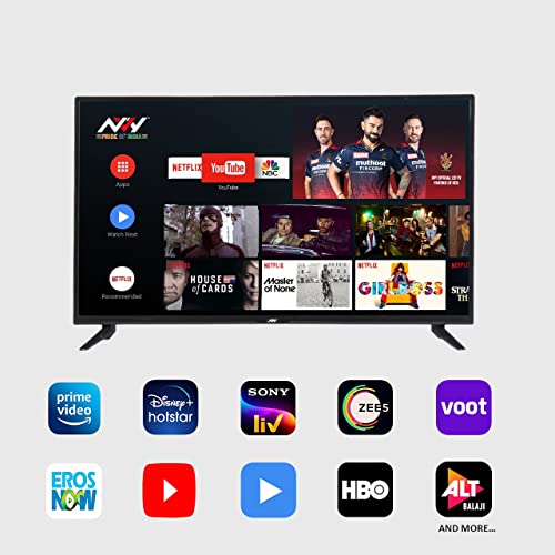Image of NVY 102 cm (40 inch) HD Ready Smart LED TV | NVA40SR1 (Black) (2022 Model) Android TV