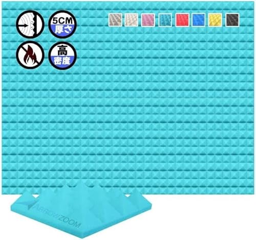 スーパーダッシュ 新ピラミッド しい 48 ピース 防音 遮音 密度26s/m3 作品 吸音材 楽器 緩衝材 防音材 音響泡断熱治療 消音 超強力 騒音 スタジオ 吸音材質 室内装飾 防音対策 250 x 250 x 50 mm 縮状態出荷 スタジオレコー