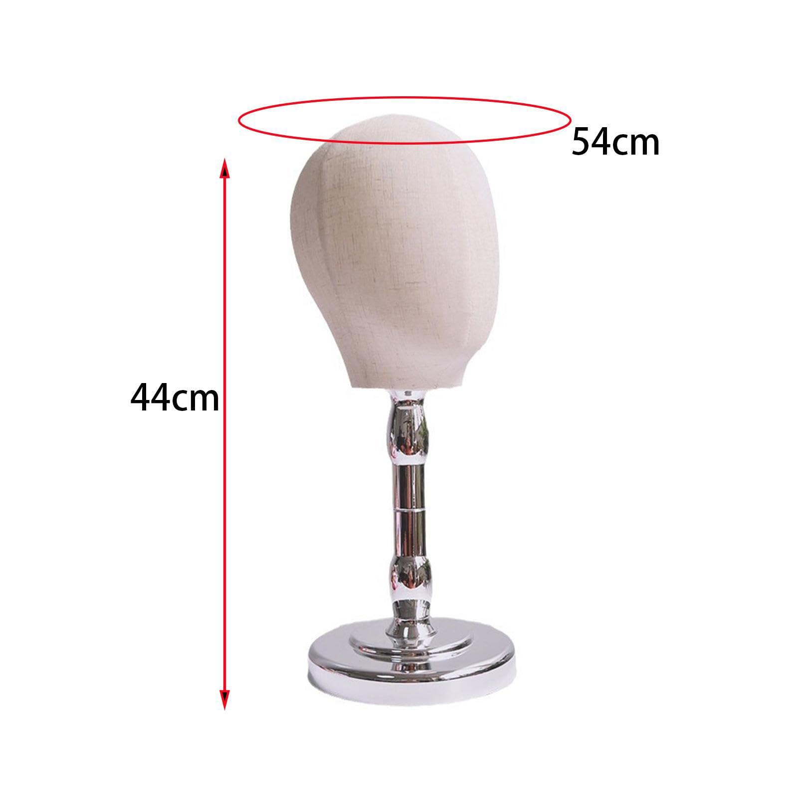 Comodo espositore per cappelli leggero Testa di manichino che mostra parrucche, cappelli e accessori a casa ed è facile da pulire. Il espositore per , Argento
