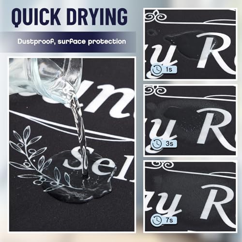 Image of Teenyyou 1 Pcs 26 inch x 18 inch Dryer Top Protector Mat, Washer and Dryer Topper, Non Slip Waterproof Machine Cover Dust Proof Quick Drying Topper Pad for Laundry and Kitchen (Laundry Room)