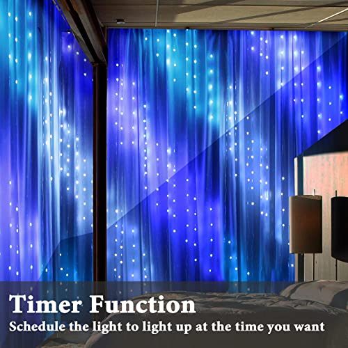 Vanthylit Led Curtain Lights Color Changing, Smart Rgb Window String Lights, Rainbow Curtain Lights St Patricks Day Decorations Lights Hanging For Bedroom, Christmas, Xmas, Indoor, Outdoor #TOP4