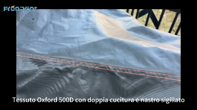 Telo Copribicicletta Impermeabile Per Cargo Bike – Tessuto Oxford 420D, Con Fodera Saldata E Borsa