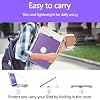 HOTLIFE Case with Keyboard for iPad 10.2,Touch Trackpad Keyboard Case for iPad 9th Generation/8th/7th Gen, 10 Corlor Backlit - 360 Rotatable Protective Cover with Pencil Holder (Deep Purple)