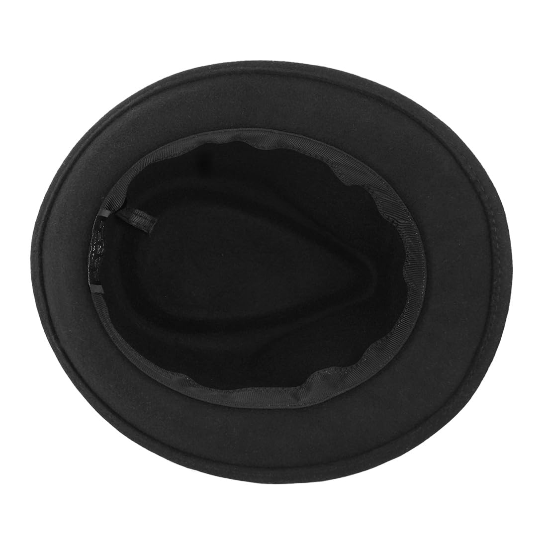 FREEBIRD99 Chapeau Fedora Panama 100 % feutre de laine à bord court pour homme et femme