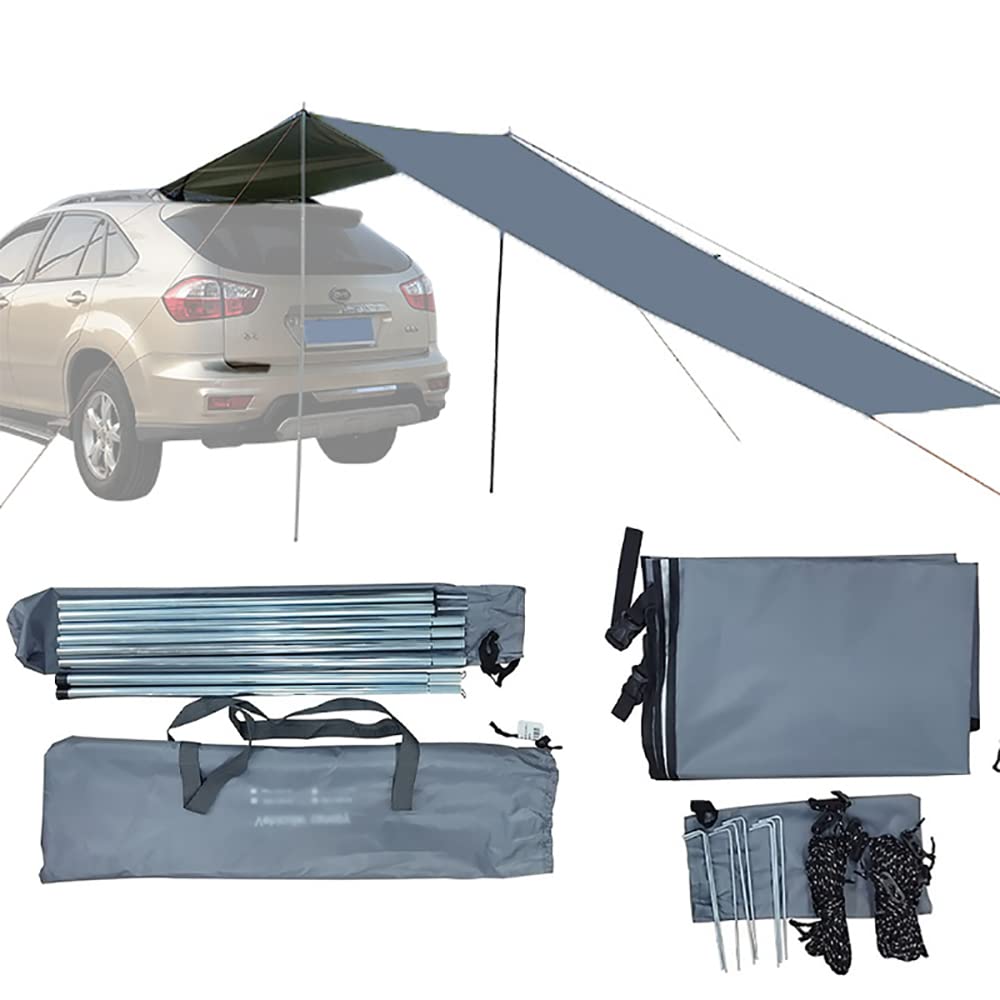 Auvent latéral de voiture anti-pluie pour voyages et SUV