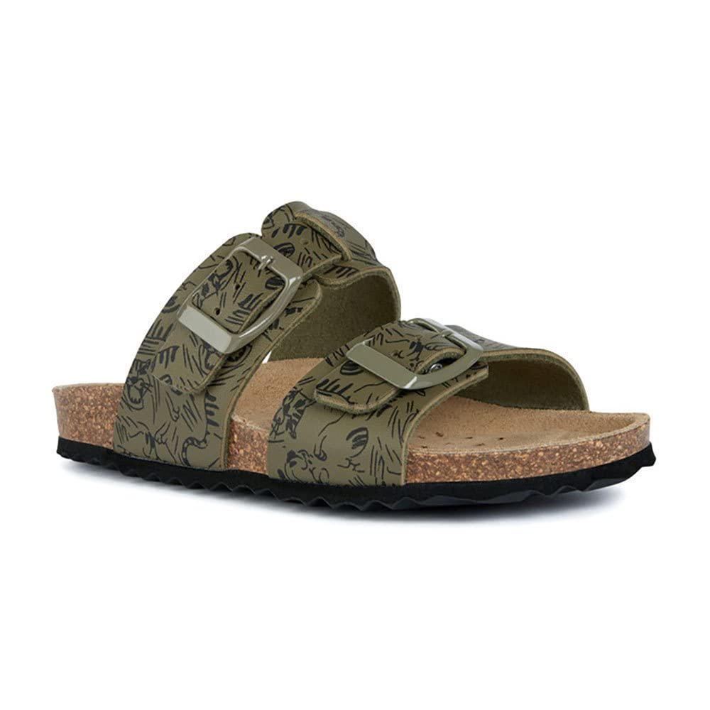 Geox Boys J Ghita BoySandal, Military, 7 UK