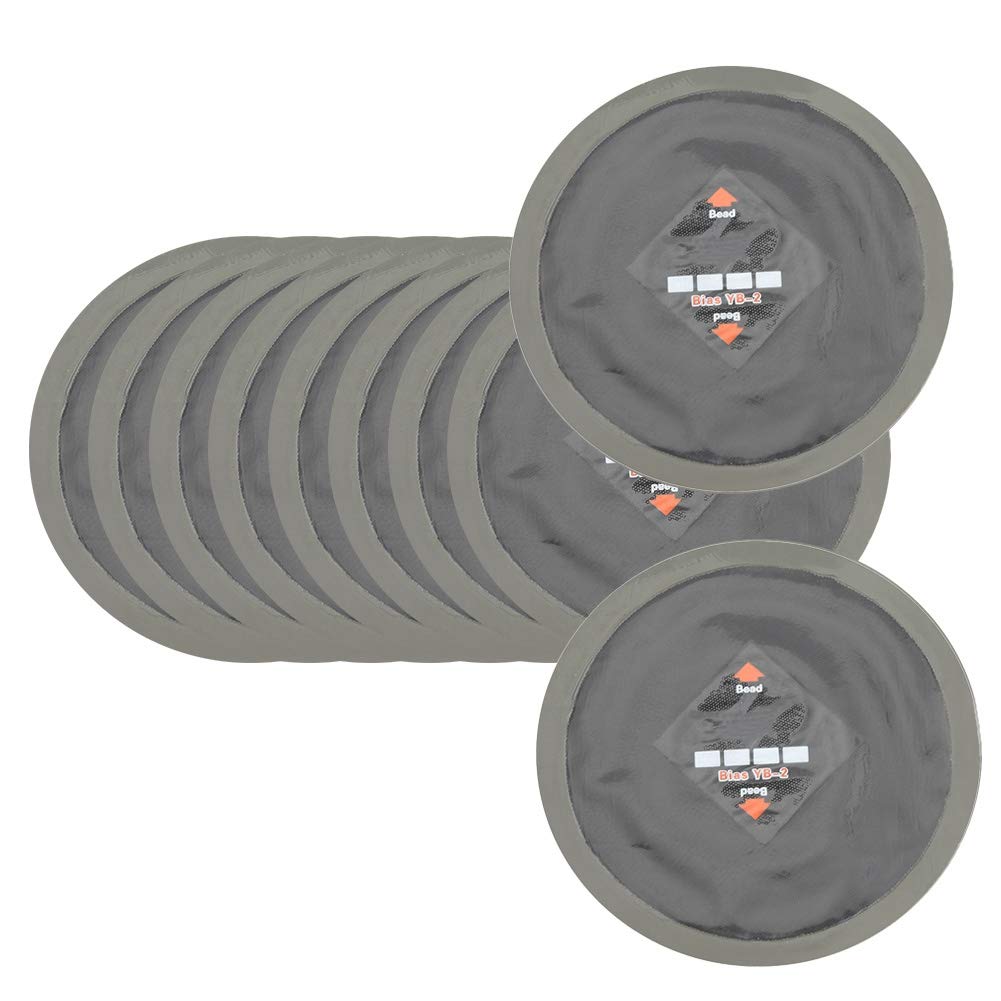 Aramox Patch De Réparation De Pneu £¬ 10 PièCes 80 * 120mm Patch De Réparation De Crevaison De Pneu Patchs Tubeless Pneu En Caoutchouc Naturel De Voiture