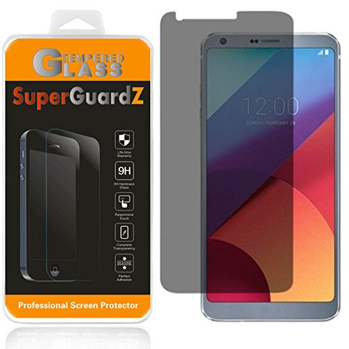 SuperGuardZ [2-Pack] For LG G6 Privacy Anti-Spy Tempered Glass Screen Protector, 9H Anti-Scratch, 2.5D Round Edge, Anti-Bubble [Lifetime Replacements]