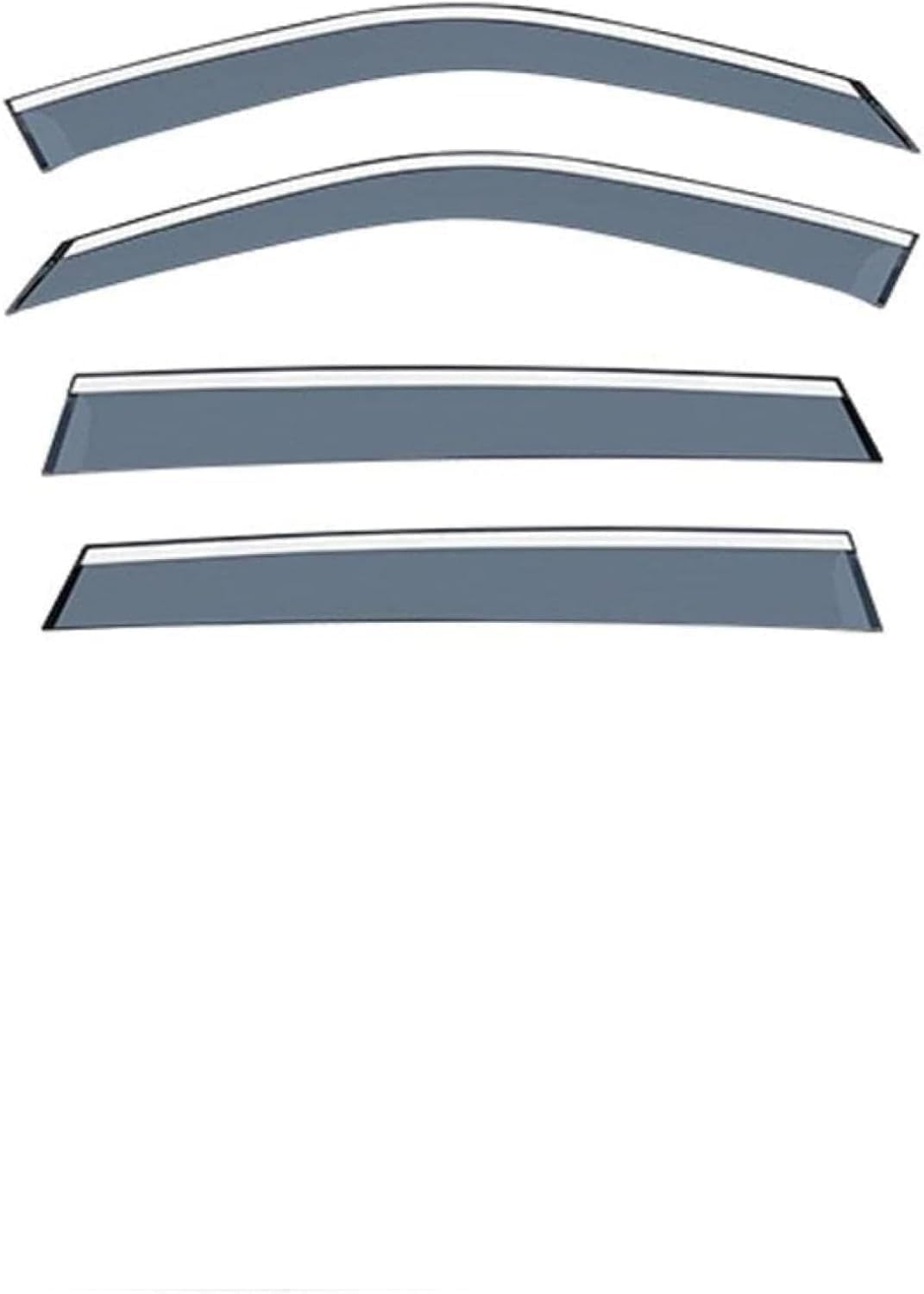 FengXH Window Deflectors for BMW X5 E70 / F15 2007-2018 - 4pc Smoke Tint, Waterproof, Noise Reducing.