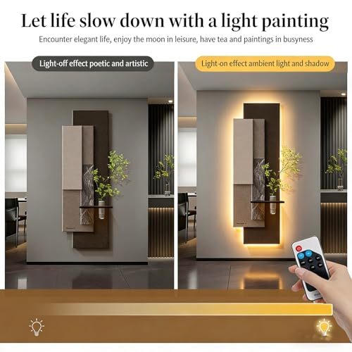 Décor mural 3D lumineux : illuminez un mur sombre sans entretien