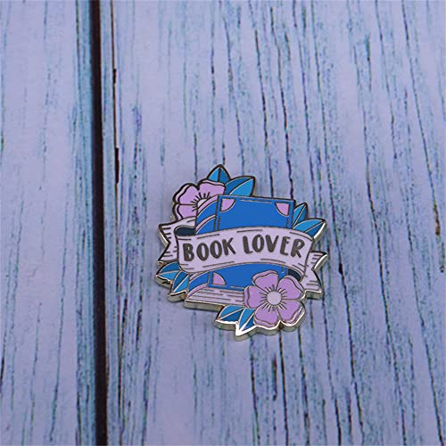 Books for Every Badge Creative Brooch for Coat Bag Hat Jeans DIY Decoration Books Lover Book-Themed Enamel Pin Gift for Book Lovers Readers Students Bibliophiles2