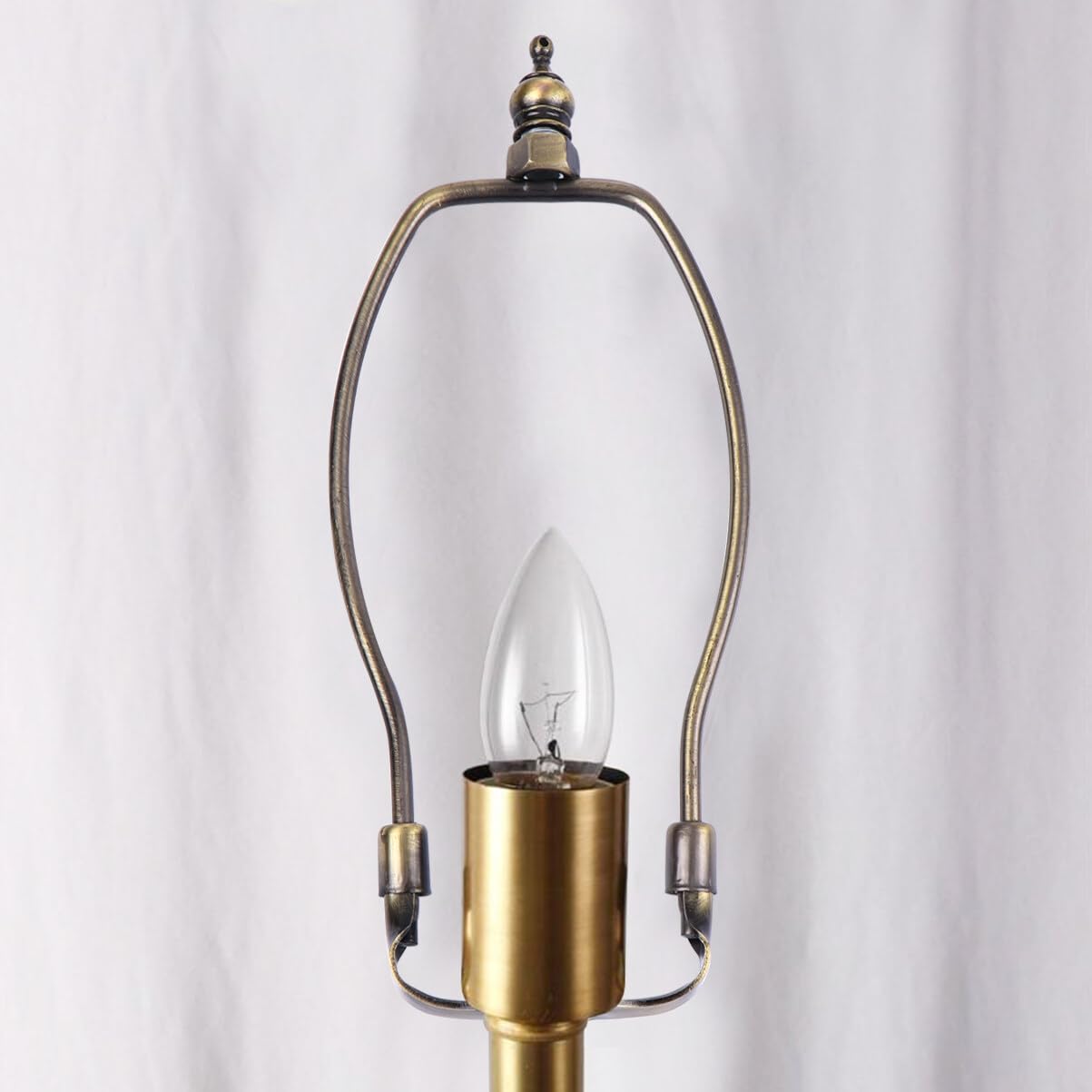 TOVINANNA Horn Lamp Bracket Lamp Harp Holder with 3.54In Bottom Hole Diameter for Table and Floor Lighting Accessories - Image 3