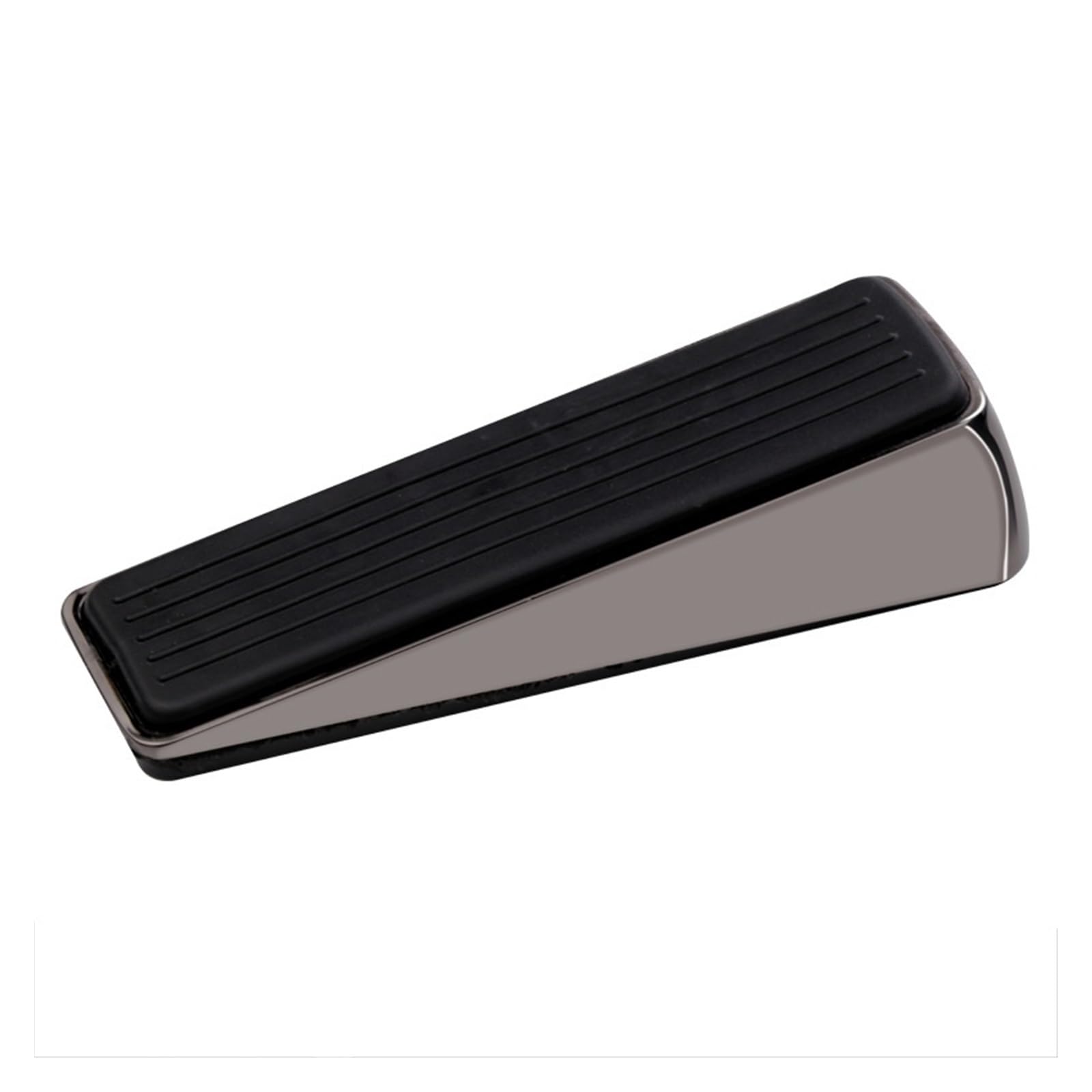 Kiddibubzi Color 02 Zinc Alloy Door Wedge Stop Door Stopper Rubber Hidden Door Holders Bronze Gold Black Bright Chrome Door Hardware(Color 02)