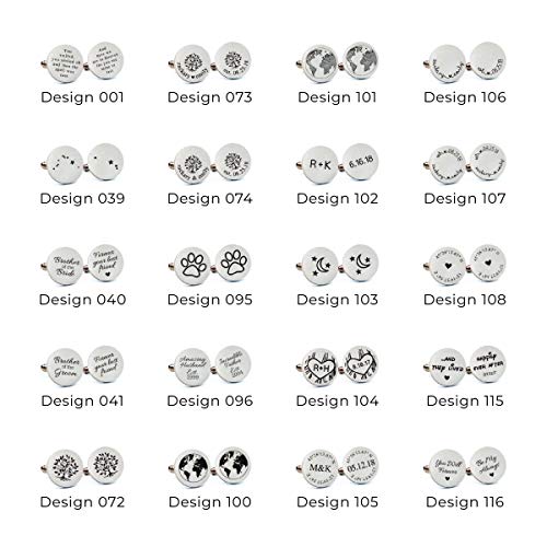 Mini Wim Custom Engraved Stainless Wedding Cuff Links, Free Engraving, Personalized Cufflinks For Groom, Jewelry Gift For Men, Father Of The Bride Gift From Bride #TOP1
