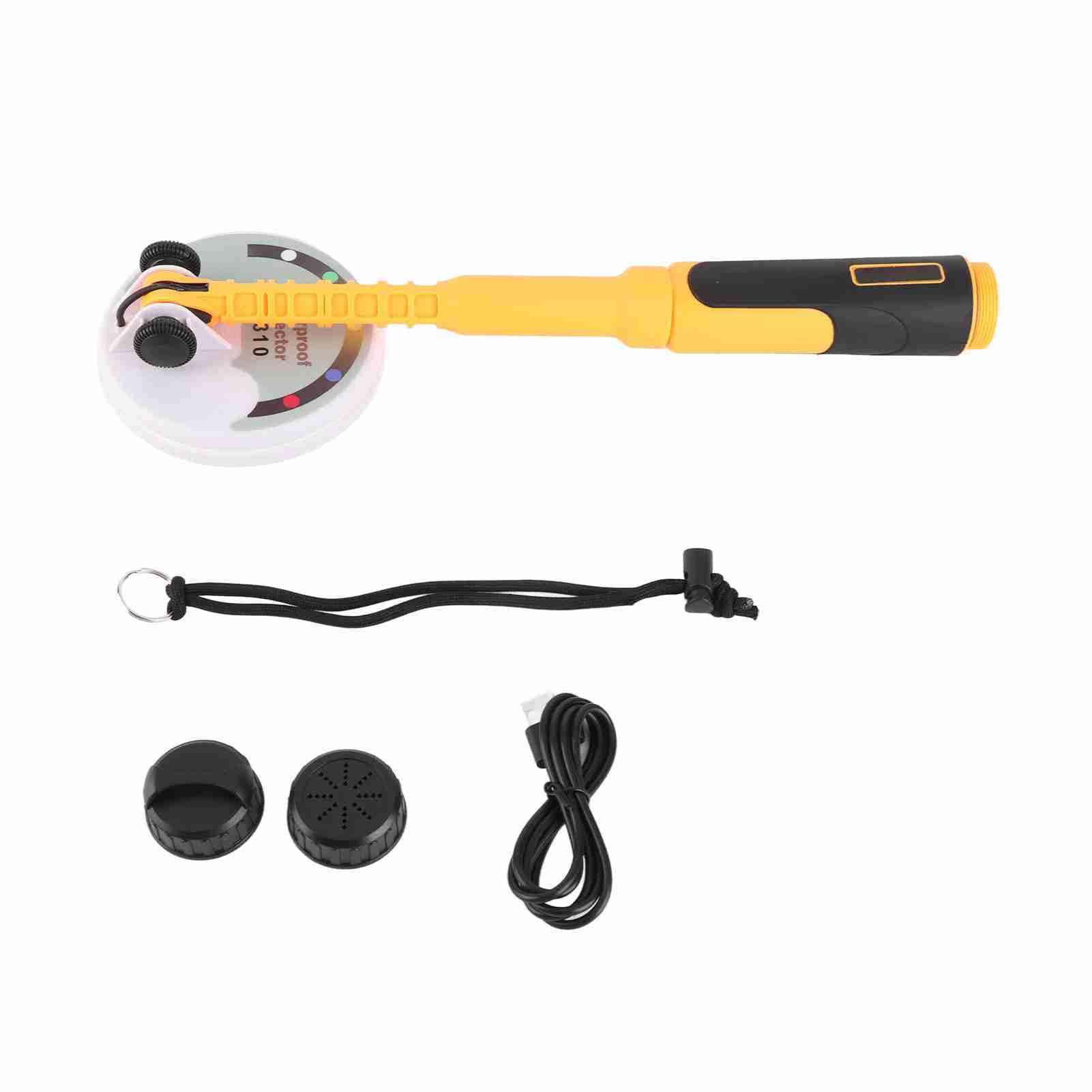 Metal Detector subacqueo Impermeabile Fino a 60 m, Portatile con Vibrazione, Luce e Segnale sonoro: Ideale per Caccia al Tesoro e Ricerca di Metalli!