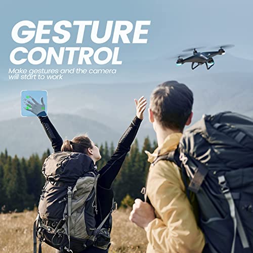 Holy Stone Hs110D Fpv Rc Drone With 1080P Hd Camera Live Video 120 Wide Angle Wifi Quadcopter With Gravity Sensor, Voice Control, Gesture Control, Altitude Hold, Headless Mode, 3D Flip Rtf 2 Batteries #TOP7