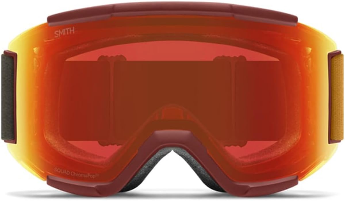 SMITH Squad Goggle Ironwood w/CP Everyday Red Mirror + Yellow 2025
