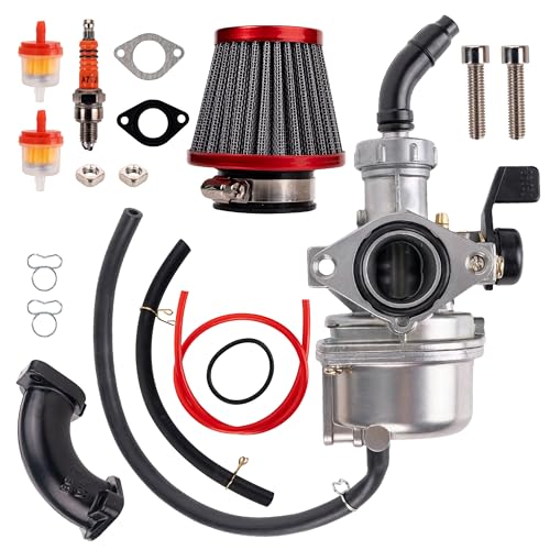 BlueStars PZ22 Carburetor 22mm Carb Kit for 50cc 70cc 110cc 125cc Pit Dirt Bike ATV Compatible with SSR CRF50 TaoTao Coolster Apollo RFZ DB14 DB24 4-Stroke Chinese Quad