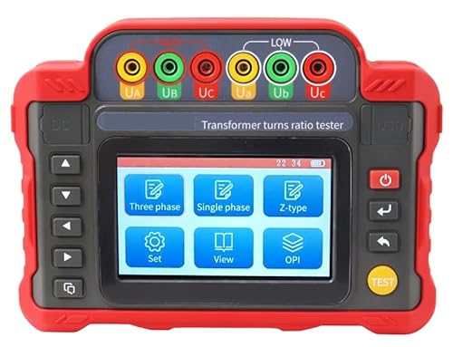 YFYIQI Transformer Windings Ratio Tester with Variable Ratio Range 0.9-10000 for Single-Phase Transformer Three-Phase Transformer Z-Type Transformer PT CT