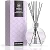 Lavender Blossom Scented Reed Diffuser Set with 8 Rattan Diffuser Sticks, 150 ml, All Natural Air Freshener, Long-Lasting Diffusers at Home - MyrrhUSA