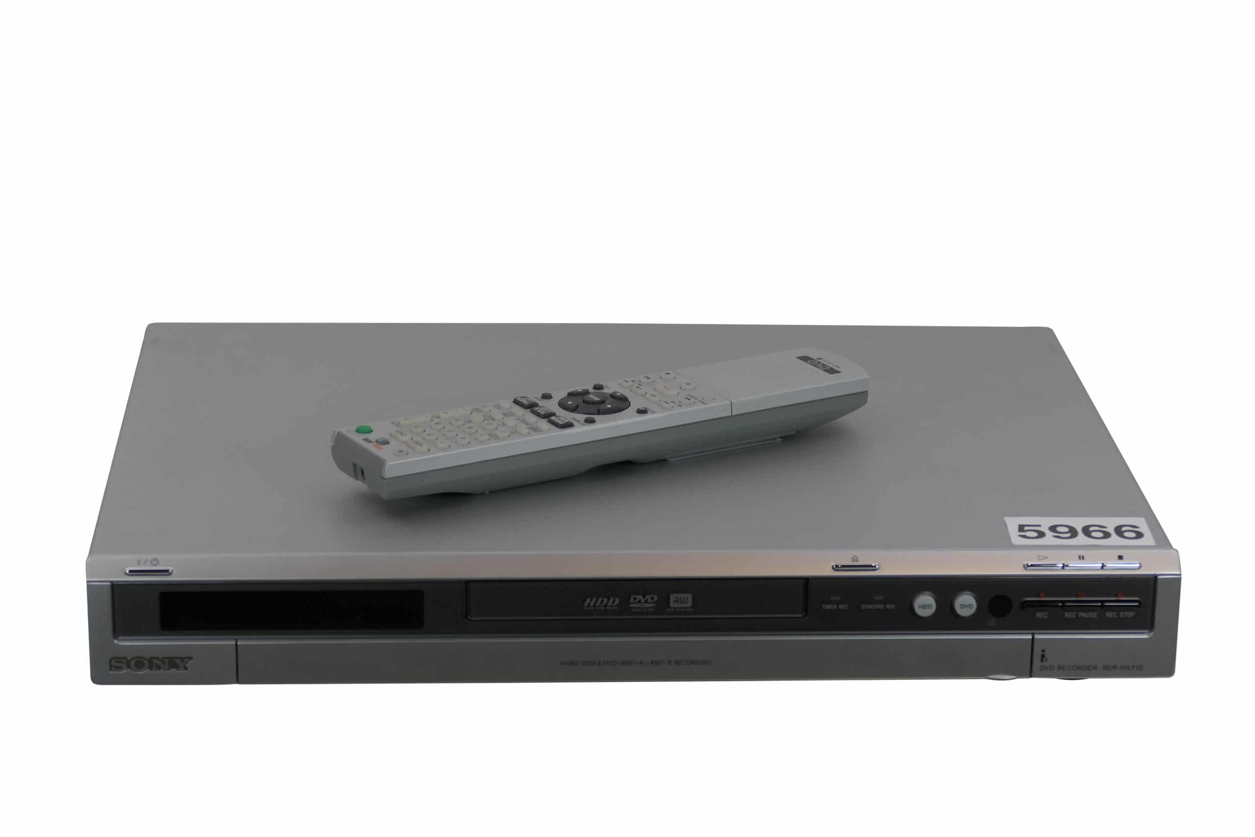 Sony RDR-HX 710/S Grabador de DVD y disco duro 160 GB Plata