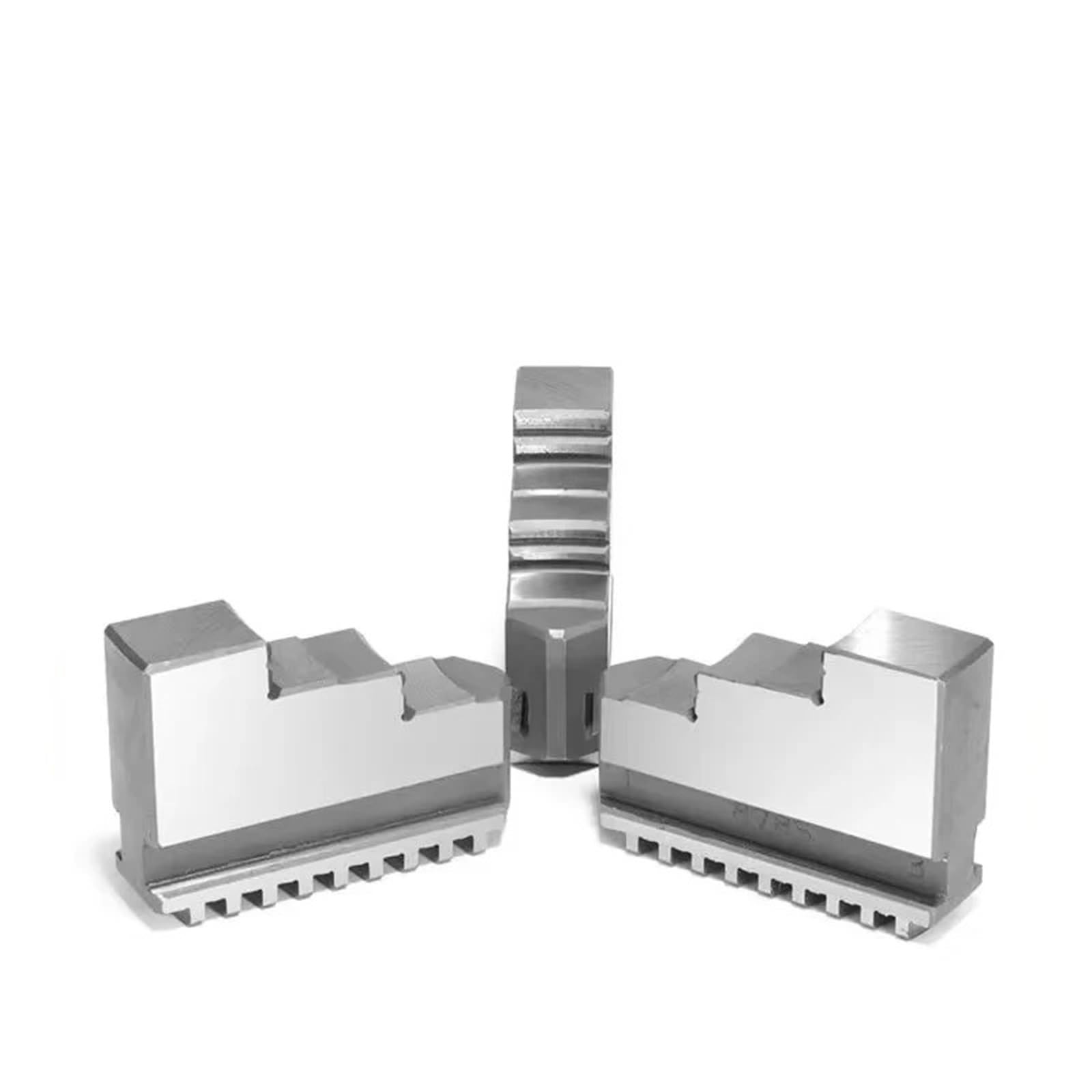 Uchwyt tokarski 160 mm miękkie szczęki K11-160 szczęki wewnętrzne i zewnętrzne szczęki 3-szczękowy uchwyt tokarski część zamienna (K11-160 miękka szczęka)