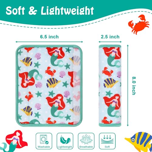 Image of Seat Belt Covers for Kids, 2 Pack Double-Sided Use Shoulder Pads for Kids