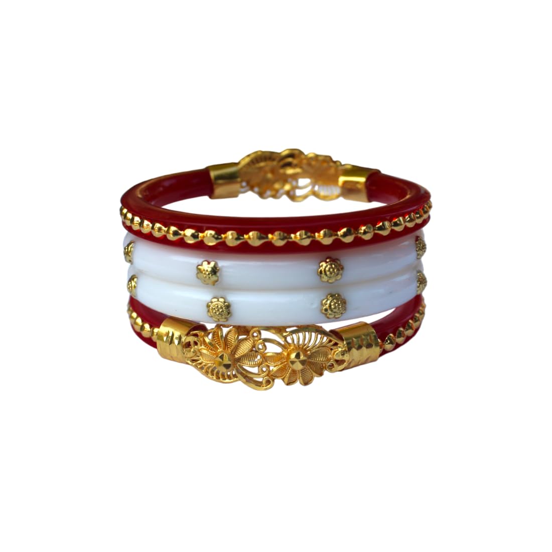 BS JEWEL Plastic Gold Plated Shakha Pola Bangle Set for Women (Set of 4) (2-4) (B0CRP16V3Q) Amazon Price History, Amazon Price Tracker