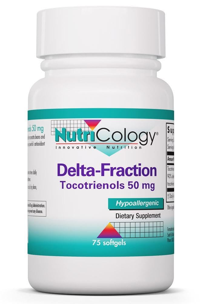 NutriCology Delta-Fraction Tocotrienols, Annatto-Derived, 75 Softgels