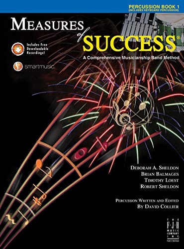 Measures of Success Percussion Book 1 Spiral-bound – January 1, 2023