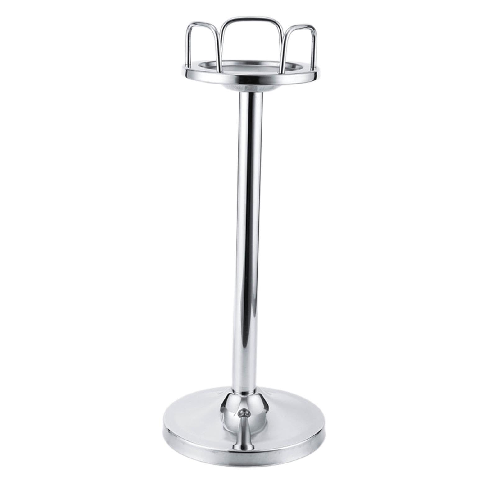 Versátil soporte para cubitera de champán, fabricado en acero