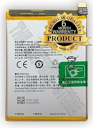 Image of Original BLP707 Battery for Oppo F11 / CPH1913 / CPH1911 / Battery with 6 Month Warranty**** (R000278)