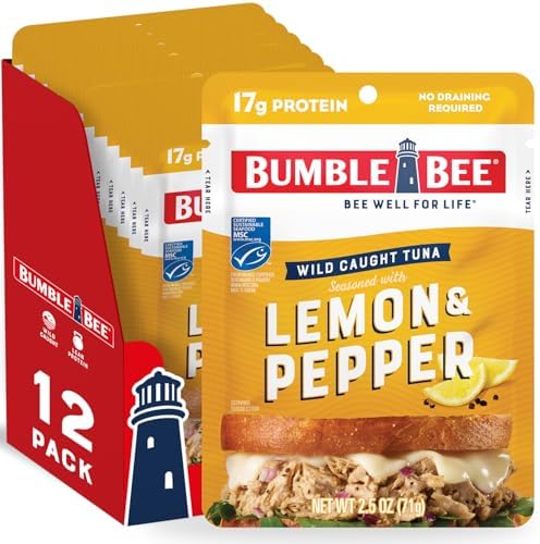 Plain & Seasoned Tuna Pouches