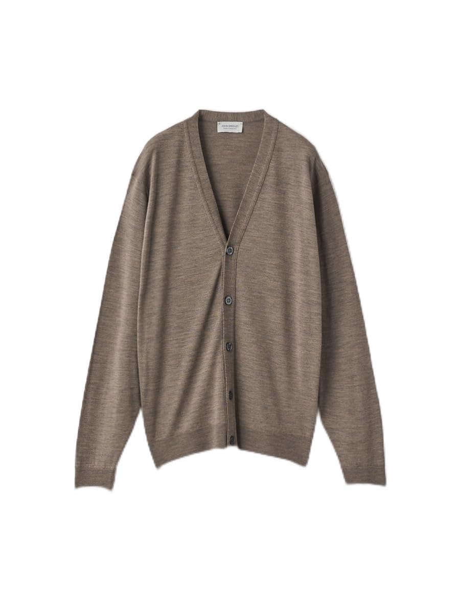 Amazon | [ジョンスメドレー] メンズカーディガン HALIN MUSHROOM