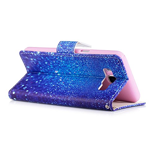 ISAKEN Custodia Galaxy J7 2016, Flip Cover per