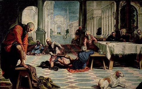Impression Prints Toile Tintoretto tableau de maître premium 60x90