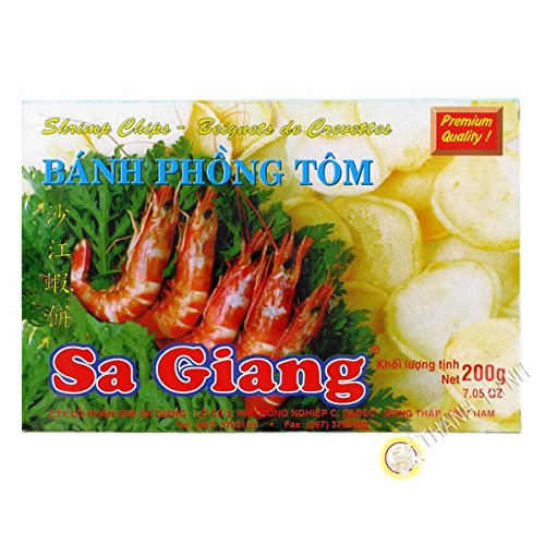 Sa Giang Galletas Langostinos Crudos Paquete de 1 x 200 Gr 200 g