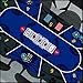 HUANGWUZ Texas Hold'em Poker Table Mat with Carrying Bag, Foldable, Slip-Resistant Rubber Base for Poker, Blackjack, and Card Games(1.2 x 0.6 M)
