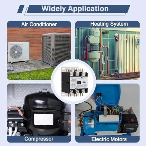 Contactor de motor 40A para solucionar fallos de arranque en compresores de aire acondicionado 6
