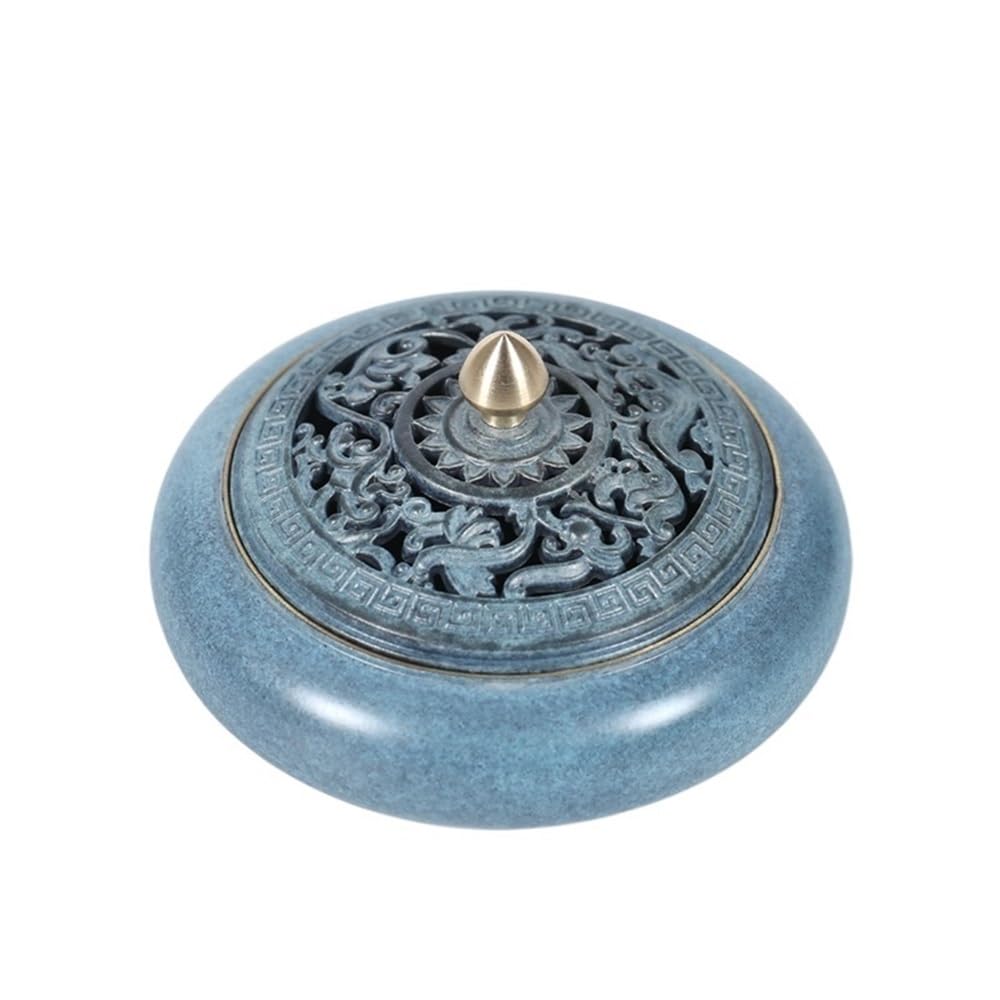 Incense Pot Indoor Brass Incense Burner For Meditation Multi-Purpose Home Decoration Holder