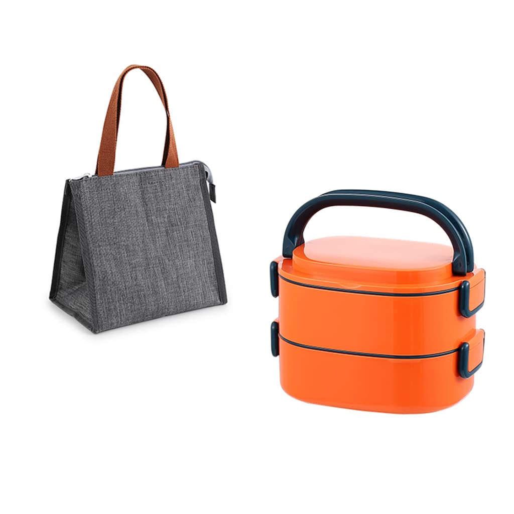 Amazon | 304ステンレス鋼弁当箱二重層は電子レンジで加熱する