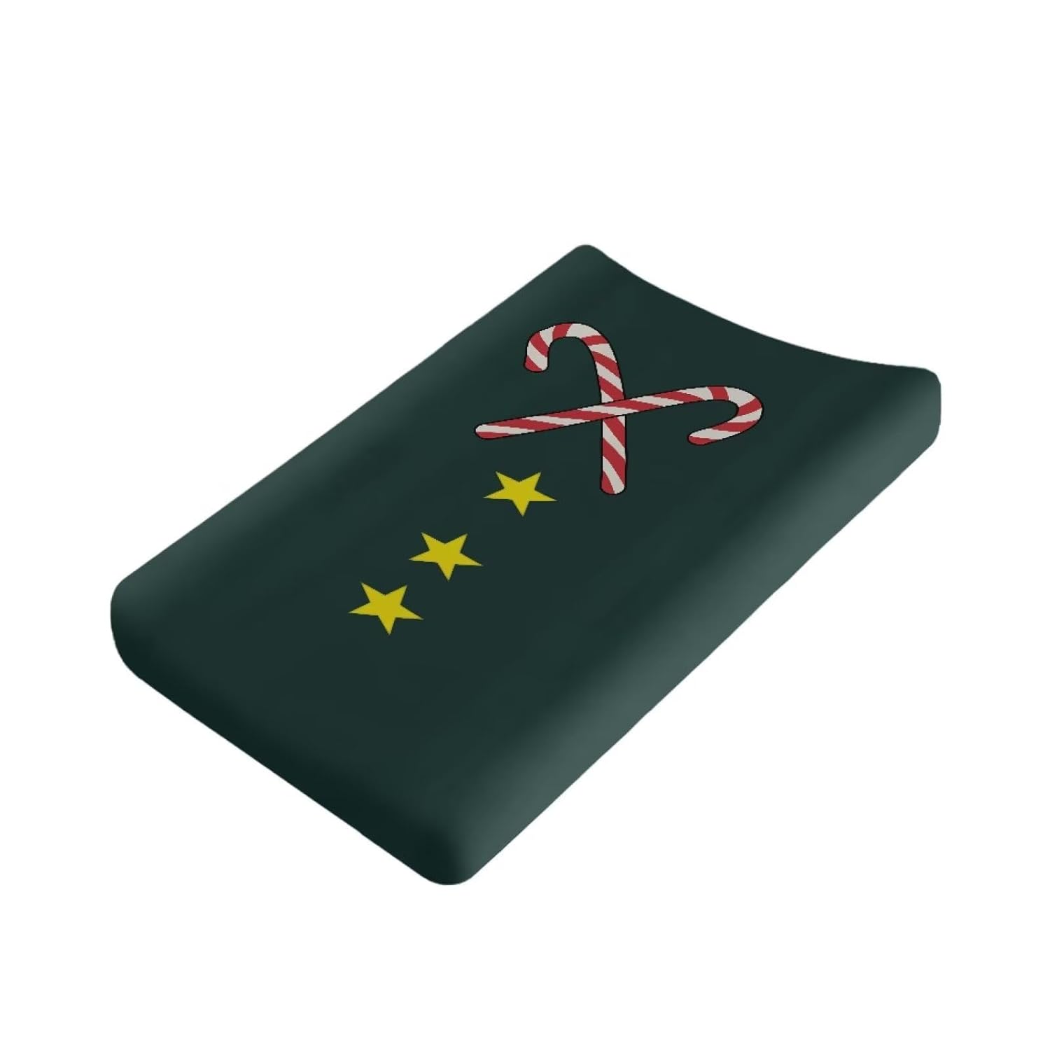 Christmas Print Changing Pad Cover for Baby Soft Baby Diaper Change Table Covers Washable Changing Pads Liners for All Season Gift for Holiday Christmas Print-Green - Image 1 of 7