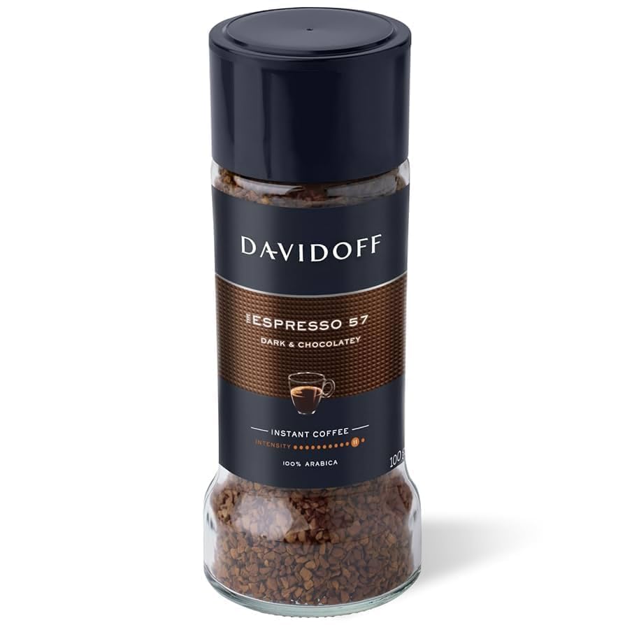Davidoff Espresso 57 Dark & Chocolatey Instant Coffee – 100% Arabica, Rich Premium Coffee 100g Jar | Imported from Germany-image-30