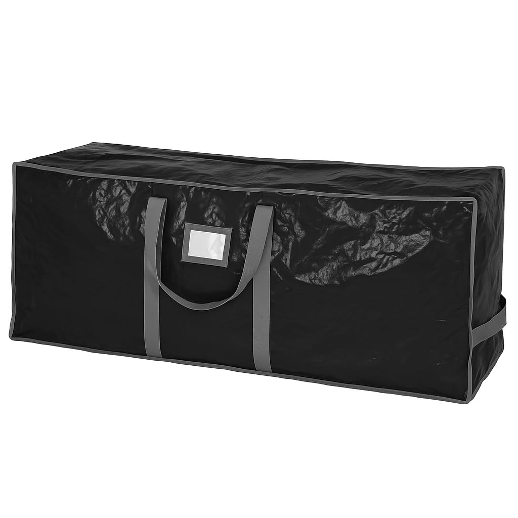 Christmas Tree Storage Bag - Stores 7.5 Foot Artificial Xmas Holiday Tree, Durable Waterproof Material, Zippered Bag, Carry Handles - Protects Against