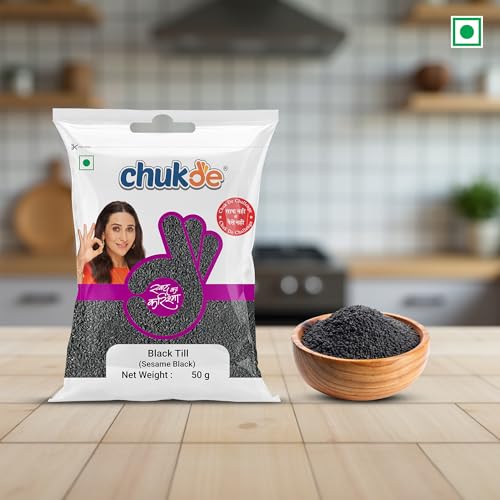 Image of Chukde Black Sesame Seeds (Kala Til) 100gms