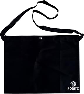 Plain Black Cycling Musette Feed Bag Ideal for Commuting Bike