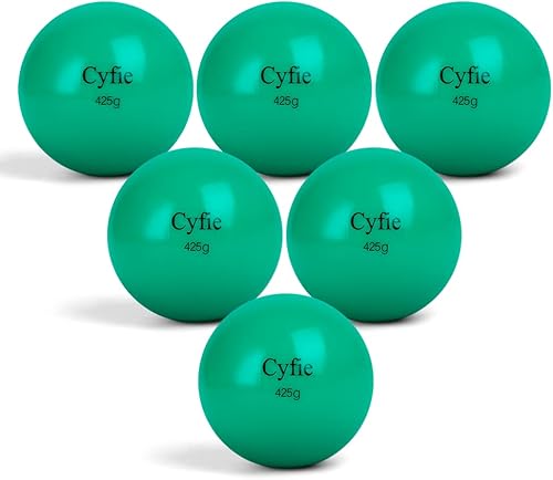 Cyfie Béisbolsóftbol pesado para golpear, pelotas pesadas para golpear, entrenamiento de bateo, práctica de lanzamiento y lanzamiento (paquete de 6)