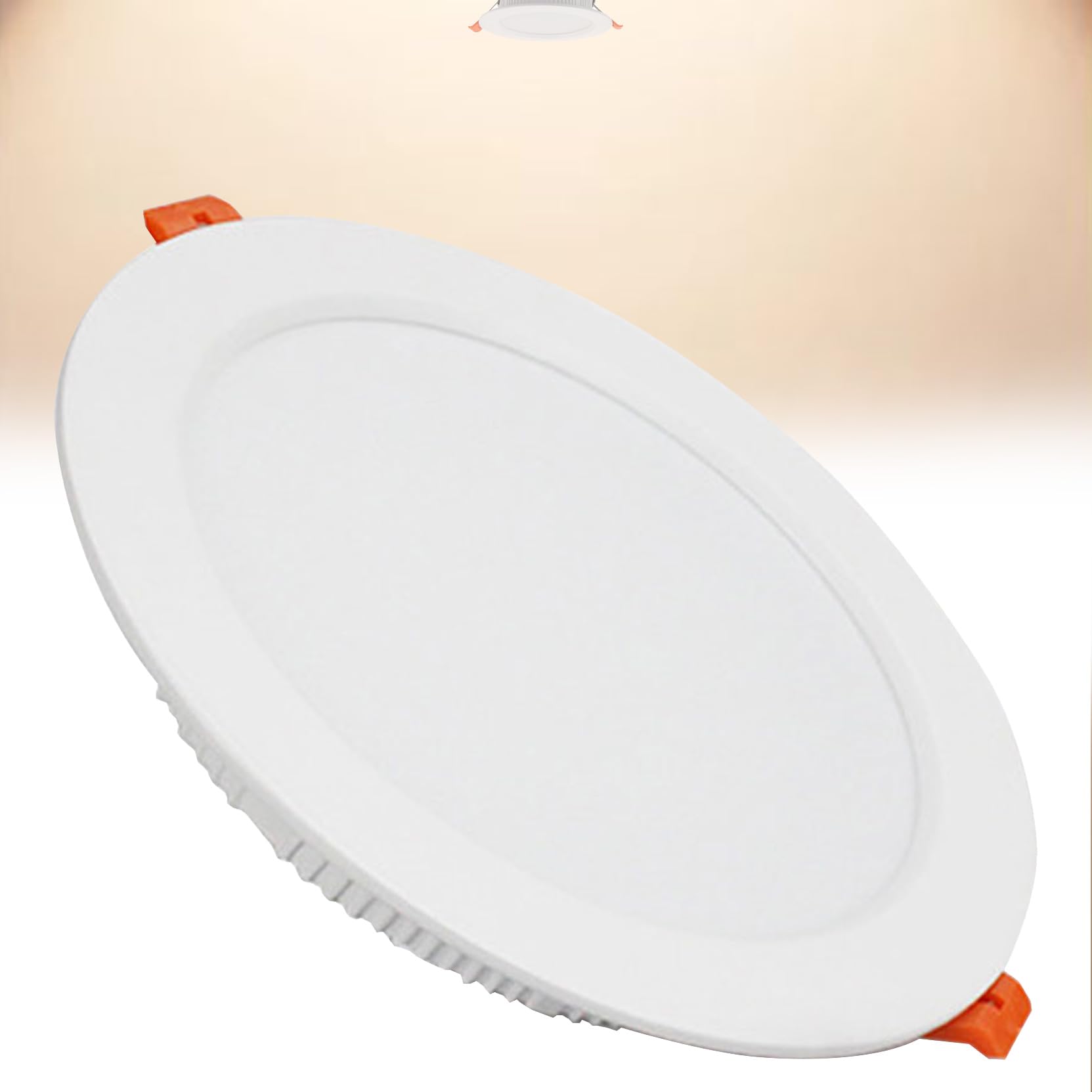 21W LED Recessed Ceiling Spotlights, 4000K Neutral White Ultra Slim Panel Light, Cut Φ160-170mm, AC110-240V Round Downlights for Living Room Office, 1 Pack