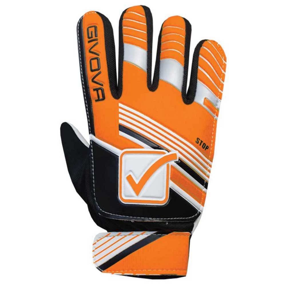 Givova Herren Orange Fluo/Schwarz Handschuh Stop Torhüter, 7